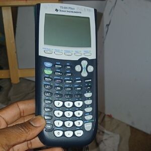 Texas Instruments TI-84 Plus Blue and White Calculator